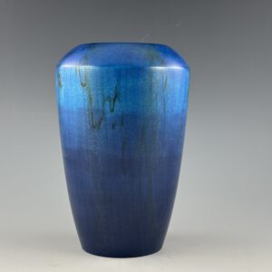 Hollow Form / Vase - Boxelder Dyed Blue Gradient