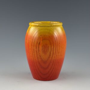 Hollow Form / Vase - Spalted Ash Sunburst Dye