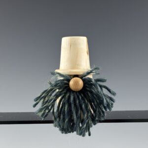 Gonk / Gnome - Maple Top Hat with Blue/Green Beard