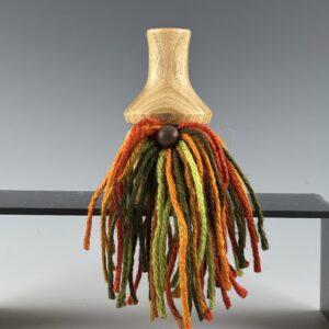 Gonk / Gnome - Butternut Hat with Autumn Rainbow Beard